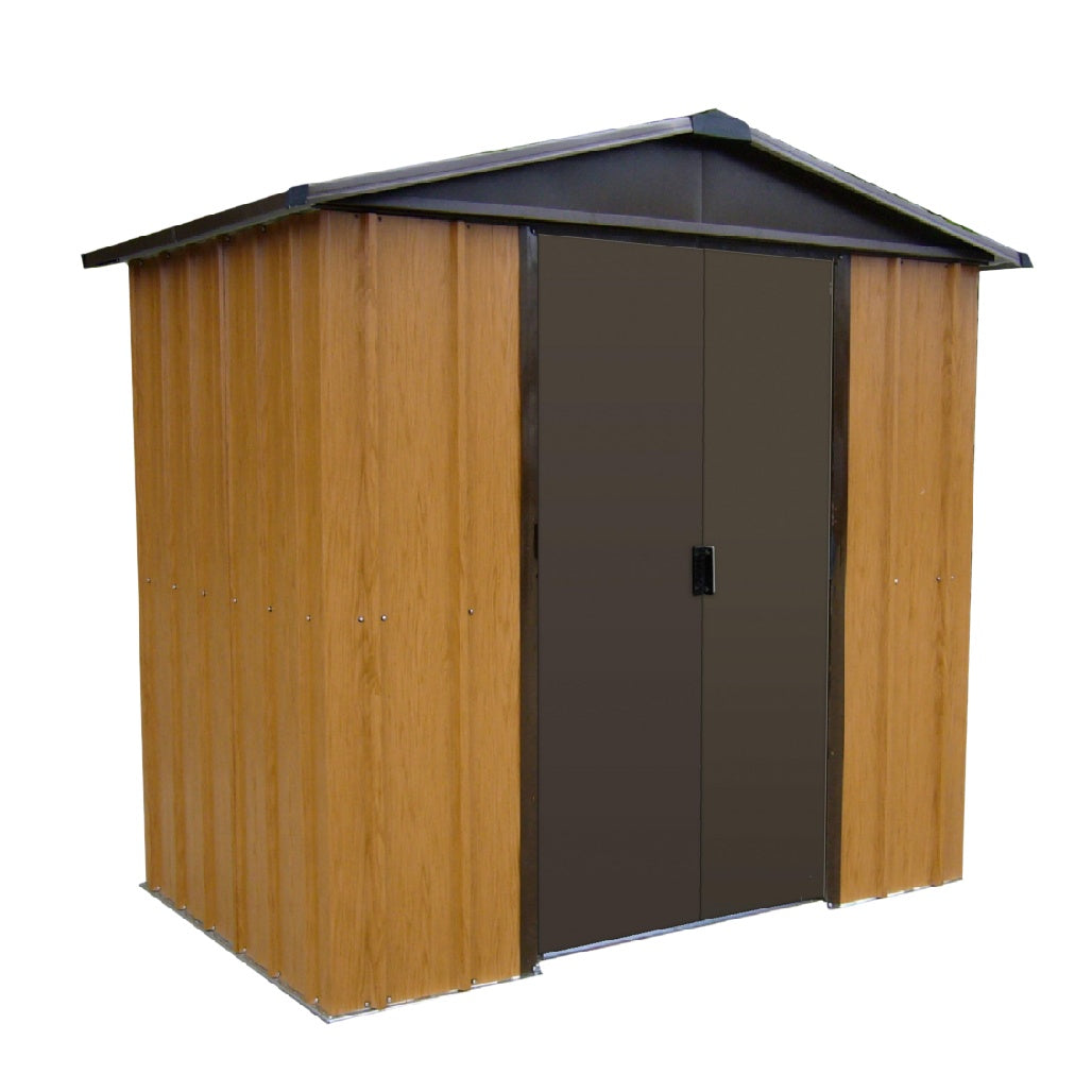 Garden Storage Shed for Outdoor Use in Metal - 200 x 120 x 180