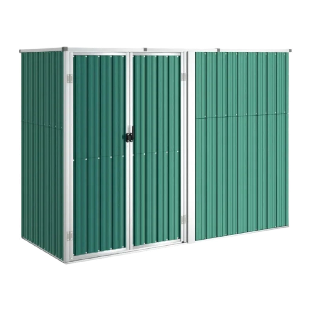 Garden storage shed for outdoor use made of galvanized steel - 120 x 60 x 90